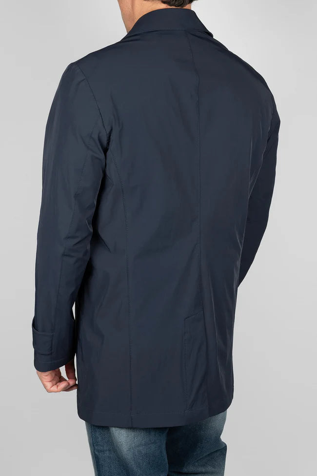 Balme blue trench coat