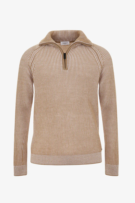 Markup jersey beige and camel