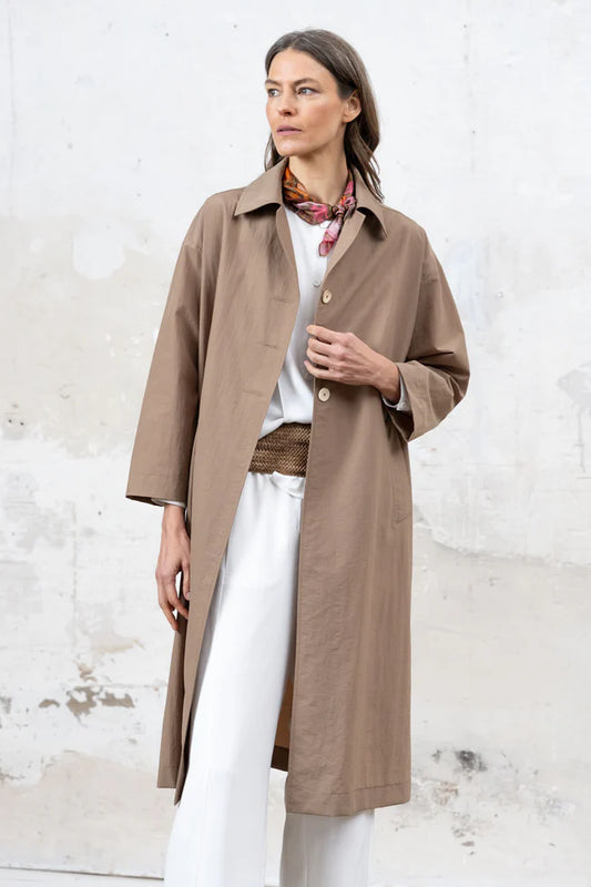 Gabardina Ivoire camel