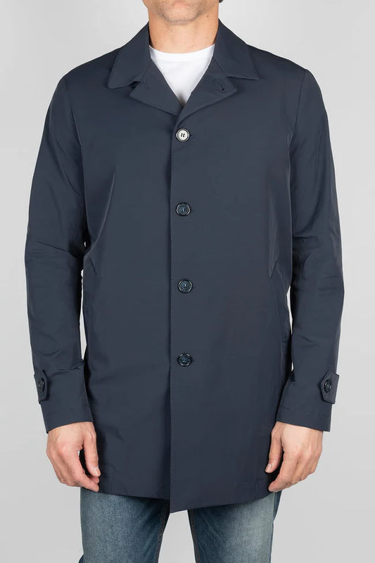 Balme blue trench coat