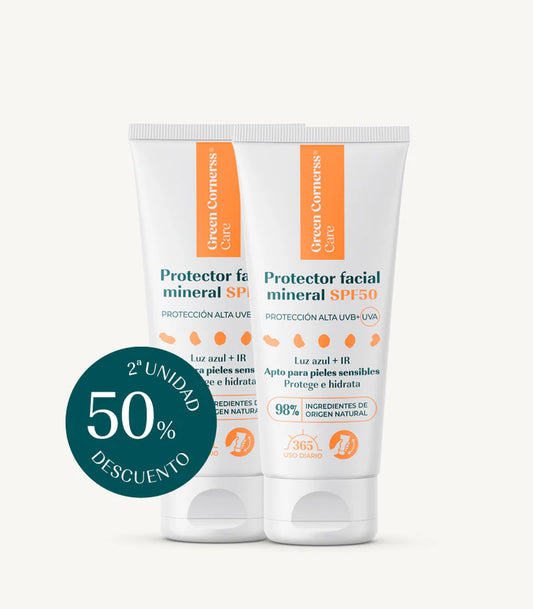 Mineral SPF50 Facial Sunscreen Pack 2x50ml