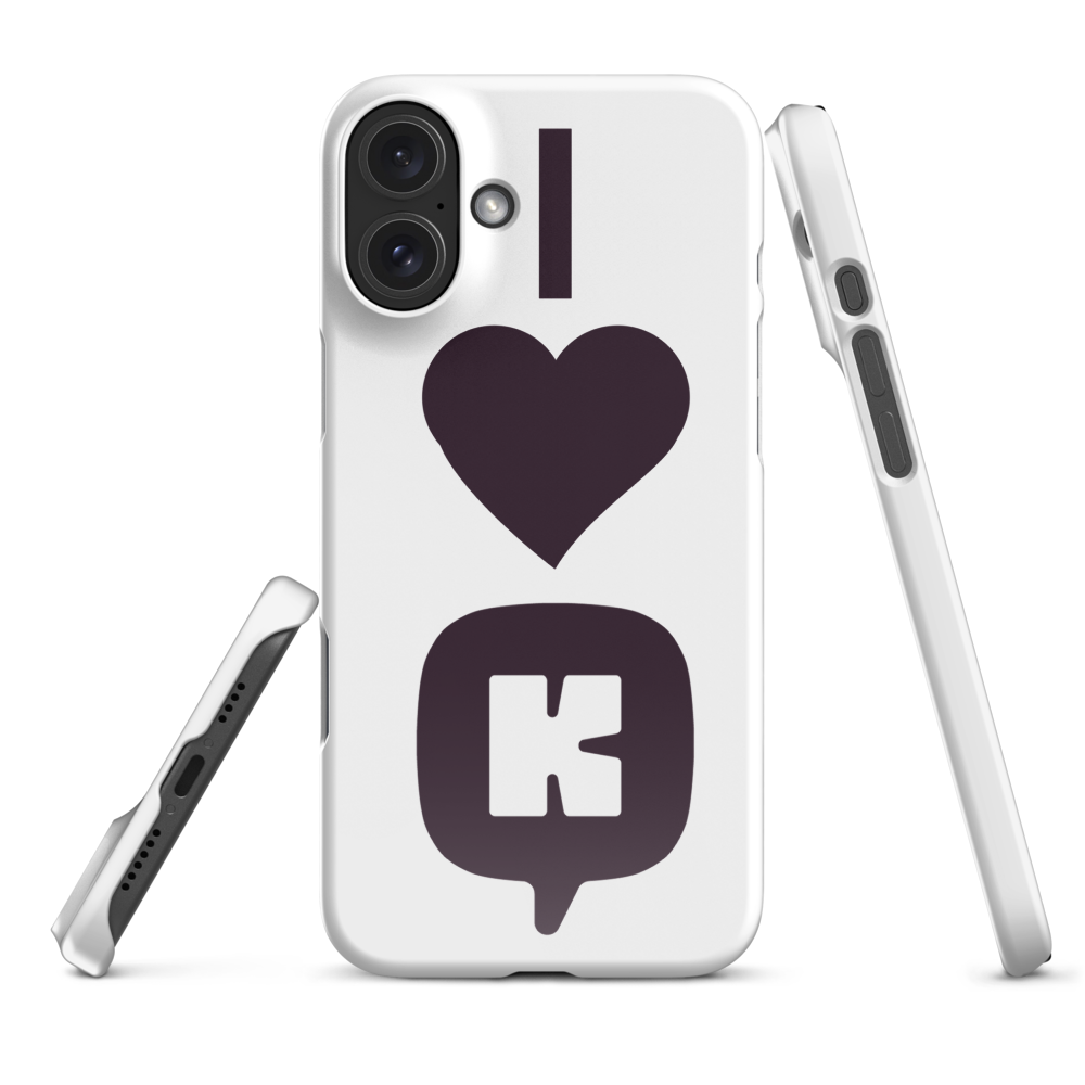 I love Konvo Iphone Case