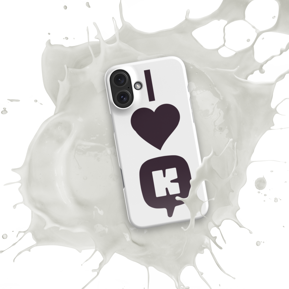 I love Konvo Iphone Case