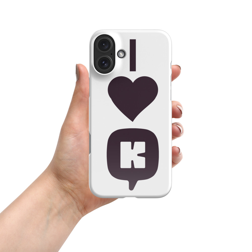 I love Konvo Iphone Case